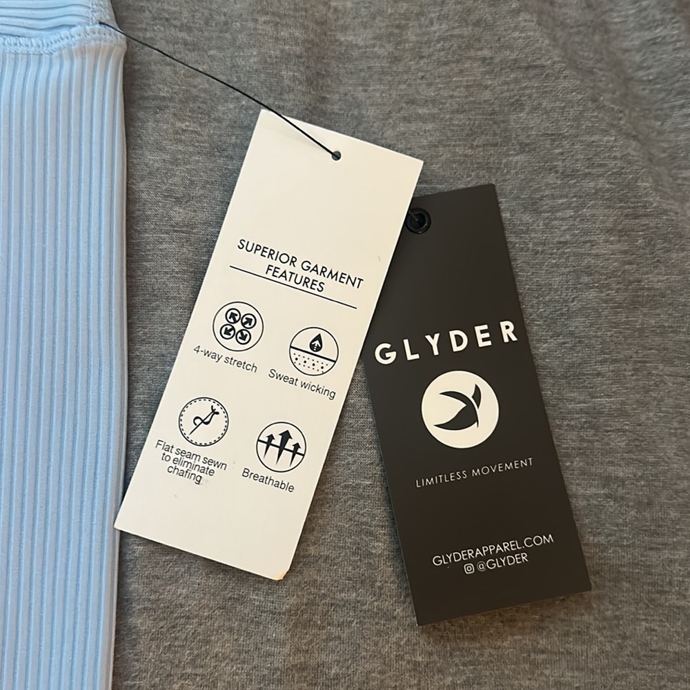 TRADED NWT Glyder High Power Bike Short: Ice Blue - Picture 13 of 16
